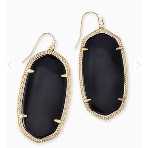 Kendra Scott Jewelry - Kendra Scott Danielle Earrings Gold Black Opaque Kendra Scott Jewelry - Kendra Scott Danielle Earrings Gold Black Opaque